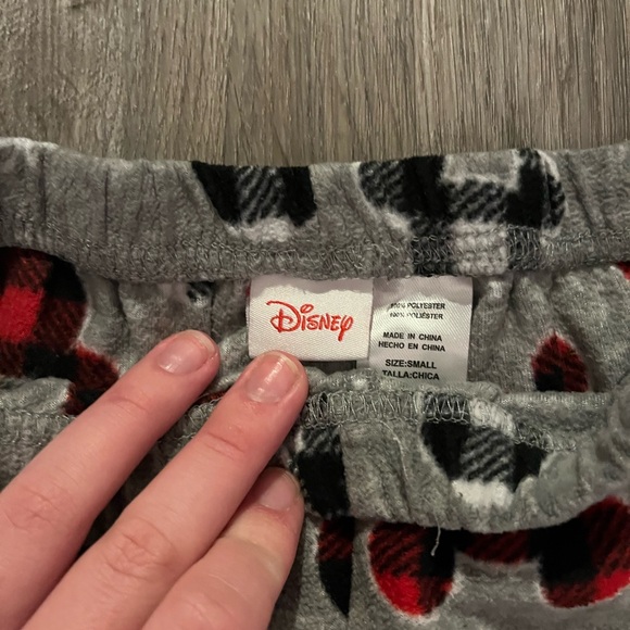 Disney Gray and Red Mickey Mouse Pajama Bottoms - Picture 2 of 3